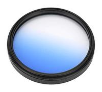 52mm Gradient Camera Filter, Aluminum Alloy Optical Glass Adjustable Graduated Color Filters Kit with Storage Box,for Canon,for Nikon,for Sony,for Olympus,for Fuji Camera((Gradient Blue)