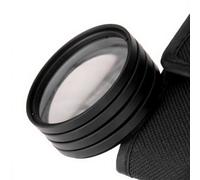 52mm Macro Close-Up Set 1 2 4 10 with Pouch for DSLR Cameras High Definition Optical Glass Dual Thread Design Decreases Minimum Focusing Distance Combine Filters Extreme Effect Compatible