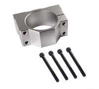 52Mm Motor Clamp Aluminum CNC Bracket Fixture With 4 M6x60 Screws Rust-Resistant Sandblasted Finish Accuracy 52Mm Inner Diameter Quick Install For Machine Use