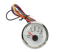 52MM Oil Pressure Gauge With Real Time Monitoring And Alarm Function For RV Yachts Boats Operating At DC To 32V And Measuring 0 To 10