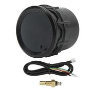 52mm Oil Temperature Gauge with 1/8 27 NPT Sensor - 40°C to 140°C Range, 7 Color LED Backlight for Car, Motorcycle Engine Monitoring