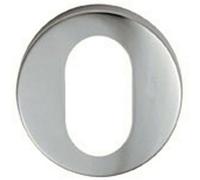 Loops 52mm Oval Profile Open Escutcheon 8mm Depth Concealed Fix Satin Aluminium Loops Multicolor
