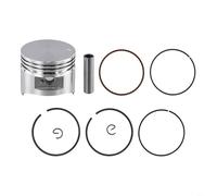 52mm Pistons and Rings Kit for Honda GX100 Engine Compatible with for Wacker Belle 13101-Z0D-000 Metal Gudgeon Pin Clips Set Lawn Mower Parts Replacement