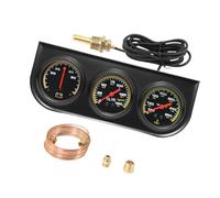 52MM Triple Meter Cluster with Backlight Display for Oil Pressure Water Temp and Electrical Data Real Time Engine Diagnostics
