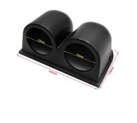 52MM Universal Two Hole Auto Modified Instrument Meter Rack, Car Gauge Holder for 2-Inch Double Hole Seated Black