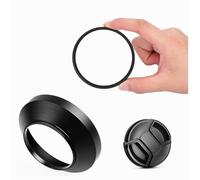 52mm UV Filter Metal Lens Hood Cap, For Fujifilm XC 15-45mm Lens On XT200 XT100 XA7 XA5 XA20 XT30 XT20 XT10 XE4 XE3 XE2 XT4 XT3