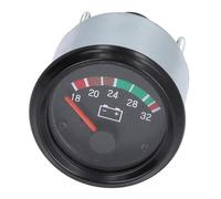 52mm Voltage Gauge, 24V (18-32V) Digital LED Voltmeter Gauge Waterproof and Dustproof, Volt Gauge Meter Universal for Car Marine Boat Automotive