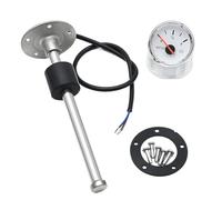 52MM Water Level Gauge 240-33 Ohm/ 0-190ohm Red Light Water Tank Level Indicator Meter Reliable Replacement(0-190ohm,400mm)