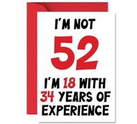 52nd Birthday Cards for Women and Men