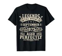 52nd Birthday Gifts For Men 52 Year Old Bday September 1973 T-Shirt