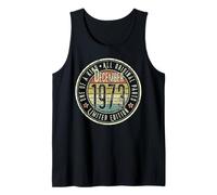 52nd Birthday Vintage December 1973 Retro Limited Edition Tank Top