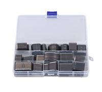 52Pcs Hollow Punch Cutter Set, High Speed Steel Leather Cutting Dies Set with Storage Box for Leathercraft, DIY One Hole Punching Tool Kit for Watch Straps Belts
