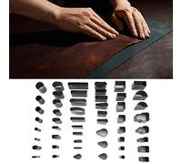 52pcs Leather Hole Punch Tools Set Multi Shape Handmade Making Tool DIY Craft Leather Puncher for Leathercraft Clay Polymer