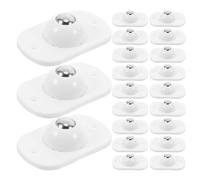 52pcs Mini Self-Adhesive Swivel Caster Wheels 360° Rolling Dollies with Steel Balls Ideal for Home Furniture & Easy Mobility Perfect for DIY Projects