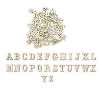 52Pcs Small Wooden Letters for Crafts 40mm 3D A-Z Letters for DIY Projects, Early Learning, Arts & Crafts, Home Decor, and Signs - Perfect for Letter Displays & Educational Fun.
