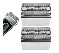 52S Replacement Foil and Cutter Cassette, Wet and Dry Shaver Replacement Compatible with Braun Series 5 5050 5070 5090 5040 5020 5030 Electric Shaver Parts(2 Pack)