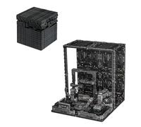 52TOYS BEASTBOX PLAMOISM Series Warehouse, Complete Edition, Hanger, Garage, Scene Base, Made of ABS, Assembly Type, Customizable, Expandable Plastic Model Kit, Industrial Aesthetic, 3D Model