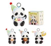 52TOYS Panda Roll Party Series, Collectible Plush Toy with Kawaii Costume 1PC Random Design Action Figures Home Decorations, Holiday Birthday Gifts, for Panda Enthusiasts