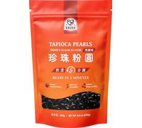 52USA Boba Tapioca Pearl Black Sugar Flavour Fresh Bubble Tea Pearl 250g Black Tapioca Bead for Bubble Tea Ready in 5 Minutes (Pack of 1)
