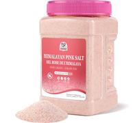 52usa Himalayan Pink Salt Fine Grain, Plastic Jar - 5 lbs For Refill