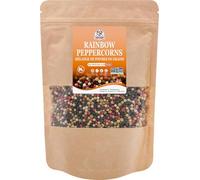 52USA Rainbow Pepper 12oz, Peppercorn Blend of Grinder, Whole White Peppercorns, Red Peppercorn, Black Pepper Mix