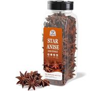 52USA Star Anise, 6oz - Whole Dried Star Anise Pods in Bottle, Aromatic Spice for Cooking, Baking, and Teas