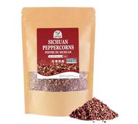 52USA Szechuan Peppercorns, Authentic Sichuan Peppercorns 8OZ, Mala Pepper, Unique Numbing, Essential for Mapo Tofu, Kung Pao Chicken, Asine Cusine, Sichuan Red Peppercorn, Whole Chinese Peppercorn