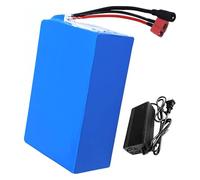 52V 10Ah 12Ah 15Ah 20Ah 30Ah EBike Electric Bike Battery Pack with BMS Protection Board Lithium ion for 1000W 800W 750W 500W 200W Motor with Charger(52V 10AH,T)