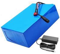 52V 10Ah 15Ah 18Ah Ebike Battery 60V 10Ah 15Ah 18Ah Ebike lithium battery Replacement Battery for 200W 500W 750W 1000W Lithium Battery Pack, With Charger 52V 10Ah,XT60