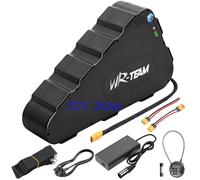 52V 20Ah Ebike battery,Triangle Lithium Battery,Battery Power Screen,Built in Brand cells cells,40A Bms Protection,Fast 3A Chagrer,for 250W 500W 1000W 1500W Motor Kit