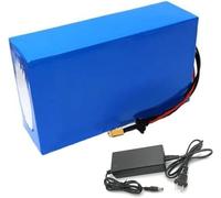 52V 20Ah EBike Lithium Ion Battery 14S6p Electric Bicycle Scooter Battery Built in BMS Motor with Charger(XT30)