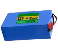 52V 20AH Lithium-ion E-Bike Battery with Charger and BMS Protection for 750W 500W 350W 250W 200W Bicycle Motor(20Ah)
