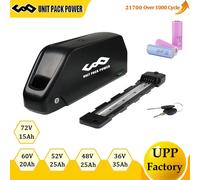 52V 25AH EBike Battery 21700 60V 52V 48V 24AH Downtube Polly L-G 60V 19.2AH E Bike Battery Pack for Scooter 1000W 1500W 2000W 52v25AH L-G