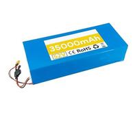 52V 35Ah E-Bike Battery Pack 14S7P Electric Bicycle Battery High Power Battery with Charger Built-in BMS Waterproof PVC Long Battery Life for 100W 350W 600W Motor 52V 35Ah,XT90