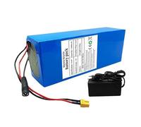 52V 45Ah 14S4P EBike Lithium Ion Battery Pack with Charger Built in BMS for 200~2300W Electric Bicycle Motor(XT60 Plug)