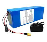 52V 45Ah E-Bike Lithium Ion Battery Pack 14S4P Waterproof Rechargeable Battery with BMS for 200-2300W Electric Bicycle Motor with Charger XT90