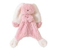 52x32cm Custom Baby Comforter Blanket with Plush Lamb Toy Personalised Embroidery Newborn Sleep Aid Machine Washable Unisex Baby Gift Blue White Nursery Essential