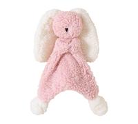 52x32cm Custom Baby Comforter Blanket with Plush Lamb Toy Personalised Embroidery Newborn Sleep Aid Machine Washable Unisex Baby Gift Blue White Nursery Essential