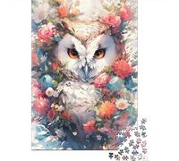 52x38cm/1000pcs, 1000 Piece Adult Jigsaw, Owl The Wise One