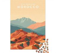 52x38cm/1000pcs 1000 Piece Jigsaw, Atlas Mountains Morocco, Festive Gift