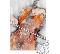 52x38cm/1000pcs 1000 Piece Jigsaw, Cello Hands Playing | For screen-free Christmas time, this 1000-piece jigsaw puzzle for adults offers 1000 pieces for the Christmas break.