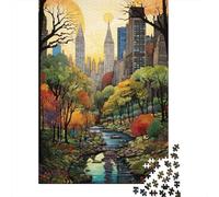 52x38cm/1000pcs 1000 Piece Jigsaw, New York Central Park