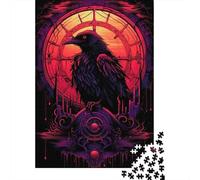 52x38cm/1000pcs 1000 Piece Jigsaw, Raven at The End of Time, Festive Present