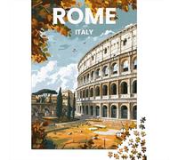 52x38cm/1000pcs 1000 Piece Jigsaw, Rome | For relaxed days after Christmas: Adult jigsaw puzzle with 1000 pieces; for cosy evenings and screen-free holiday time.