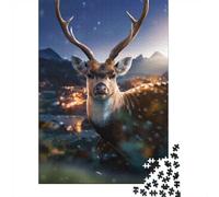 52x38cm/1000pcs 1000 Piece Jigsaw, The Beautiful Deer
