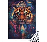 52x38cm/1000pcs 1000 Piece Jigsaw, Tiger's Dreamcatcher
