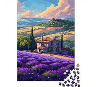 52x38cm/1000pcs 1000 Piece Jigsaw, Tuscany Italy Pixel Art, Festive Gift | For winter weekends: 1000-piece jigsaw puzzle for adults; for winter leisure at home with 1000 pieces to assemble.