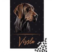 52x38cm/1000pcs, 1000 Piece Paper Puzzle, Vizsla