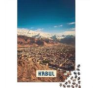 52x38cm/1000pcs, Classic Jigsaw for Adults, 1000 Pieces, Kabul | For rainy days at home, this adult jigsaw puzzle with 1000 pieces offers a break from digital entertainment.