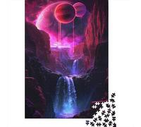 52x38cm 1000pcs Fantasy Alien Planet Landscape Jigsaw Puzzle, 1000 Piece